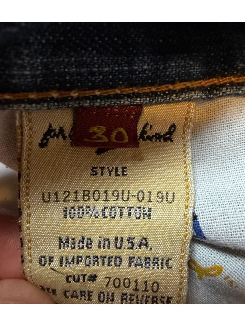7 For All Mankind Dojo Jeans Womens 30 Wide Leg Flare Crop Capri Y2K 700110 - Picture 7 of 7